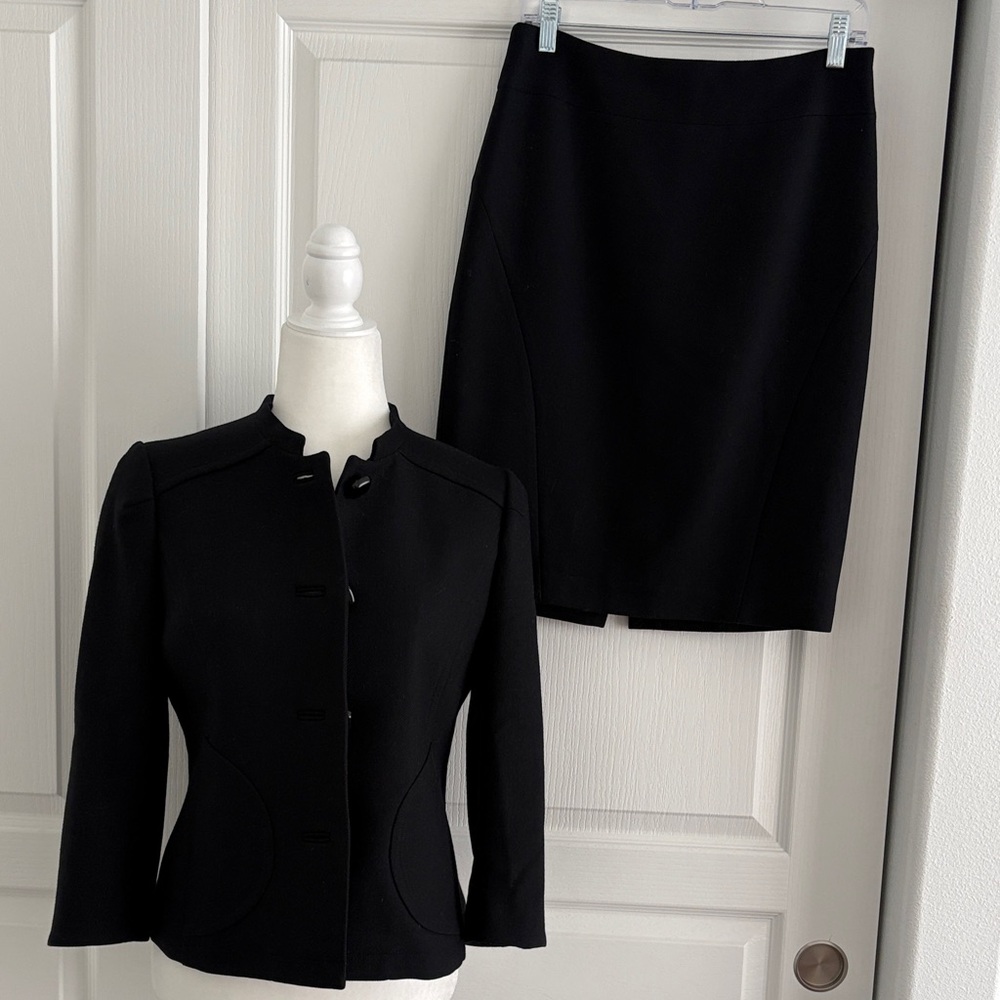 Banana Republic Wool Suiting- Black Fully Lined